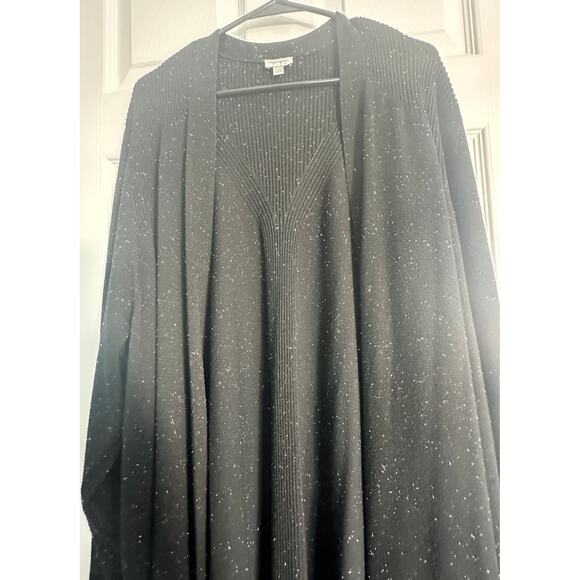 Avenue Spotted Open Front Cardigan - Women’s Plus Size 26/28 - Longline Sweater - Picture 6 of 8